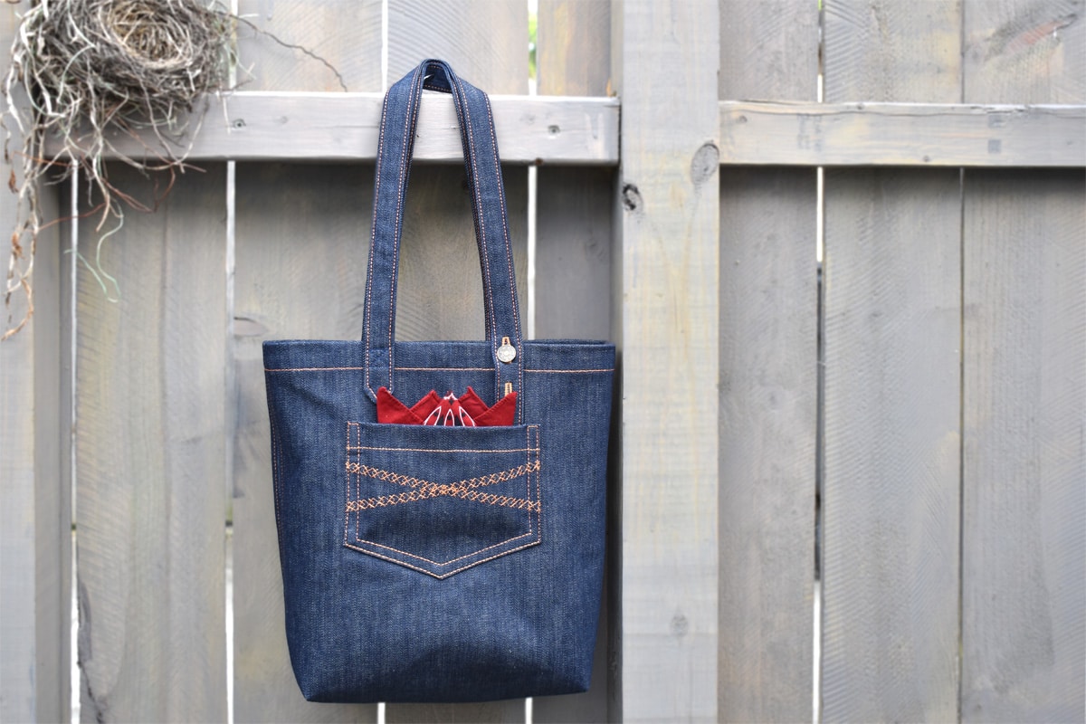 Denim Skill Builder Tote by Erika Mulvenna
