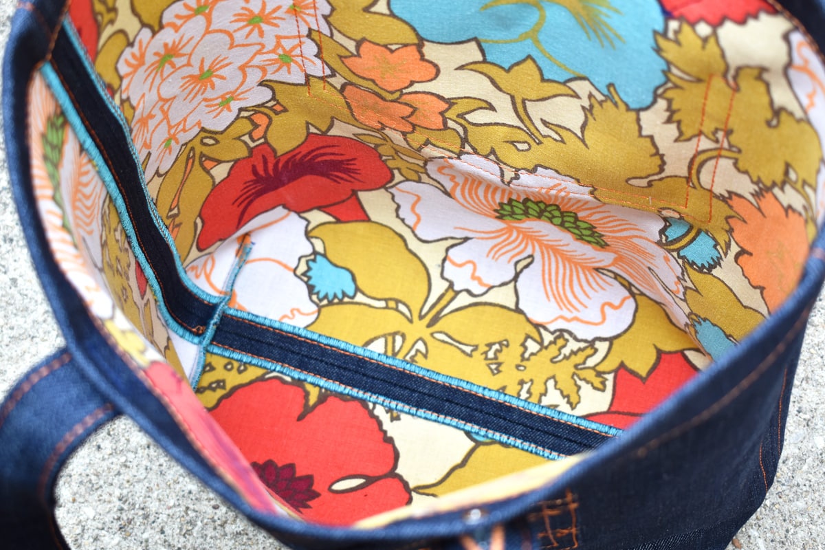 Denim Skill Builder Tote by Erika Mulvenna