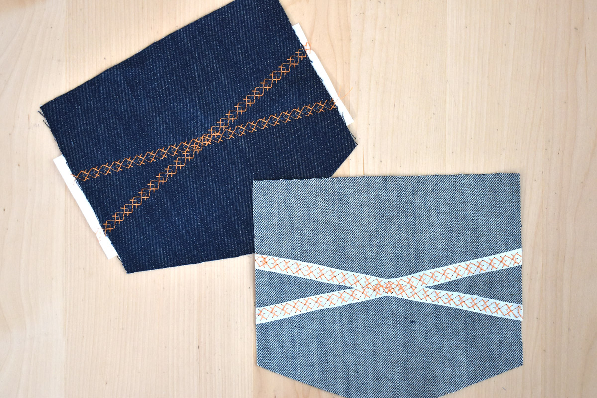 Denim Skill Builder Tote by Erika Mulvenna