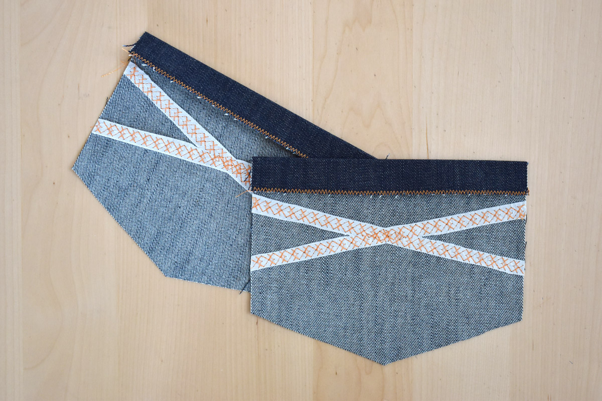 Denim Skill Builder Tote by Erika Mulvenna