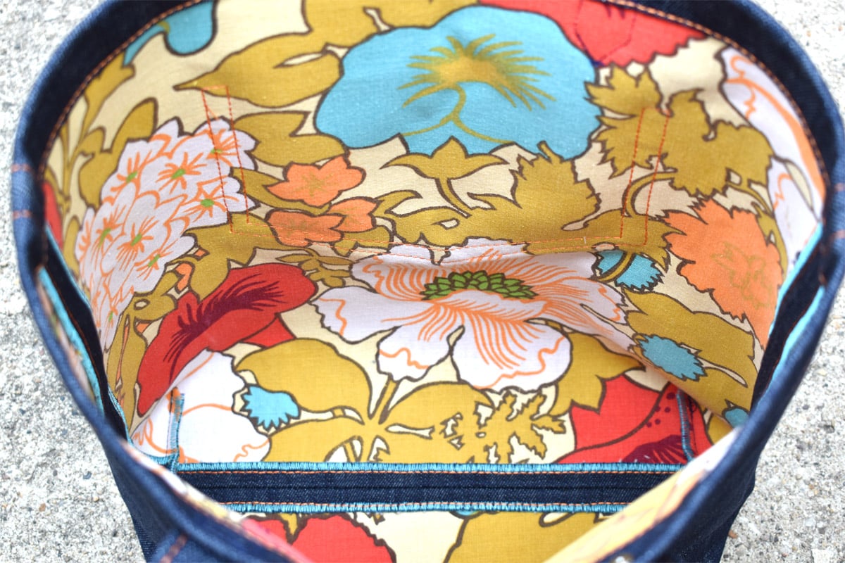 Denim Skill Builder Tote by Erika Mulvenna