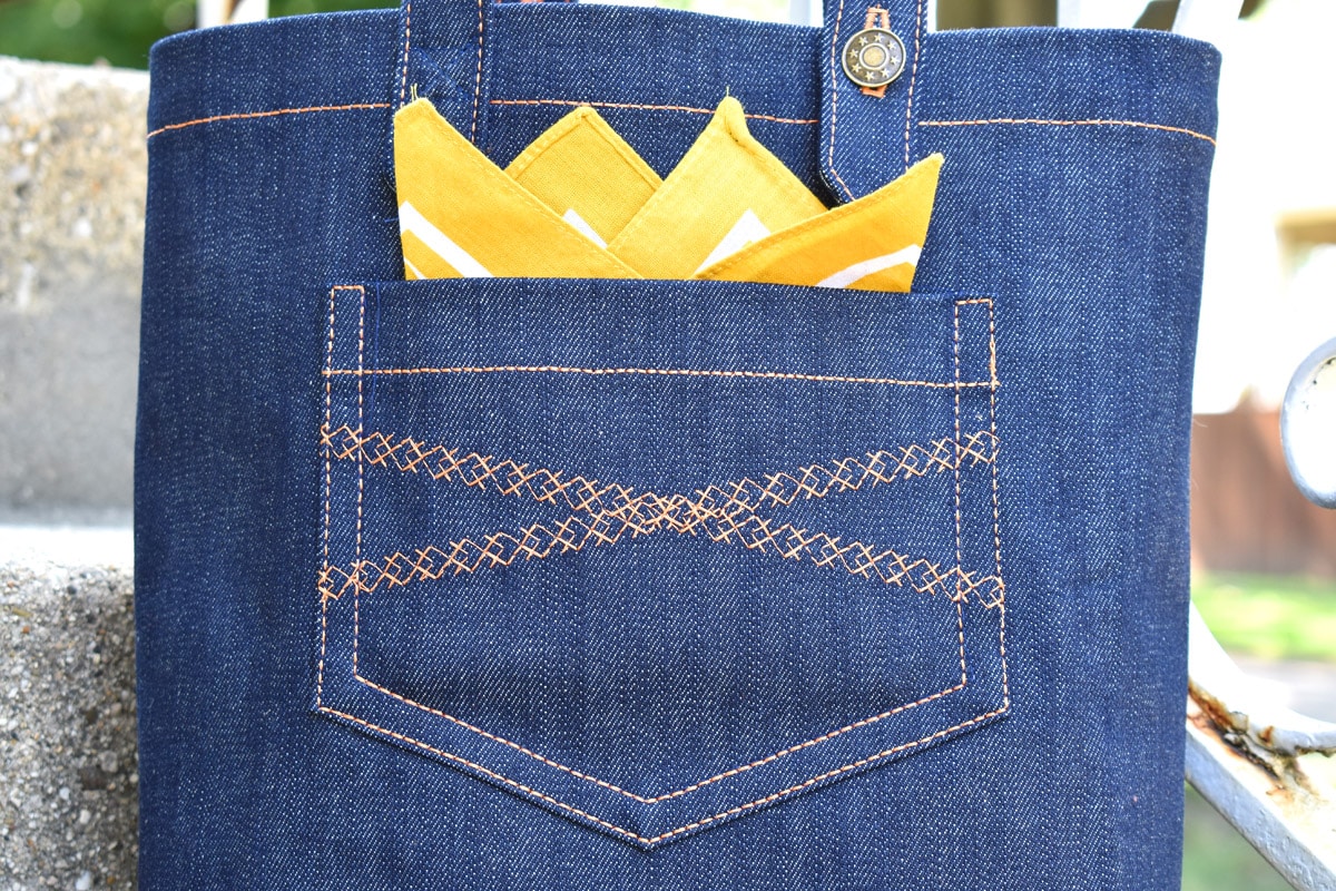 Denim Skill Builder Tote by Erika Mulvenna