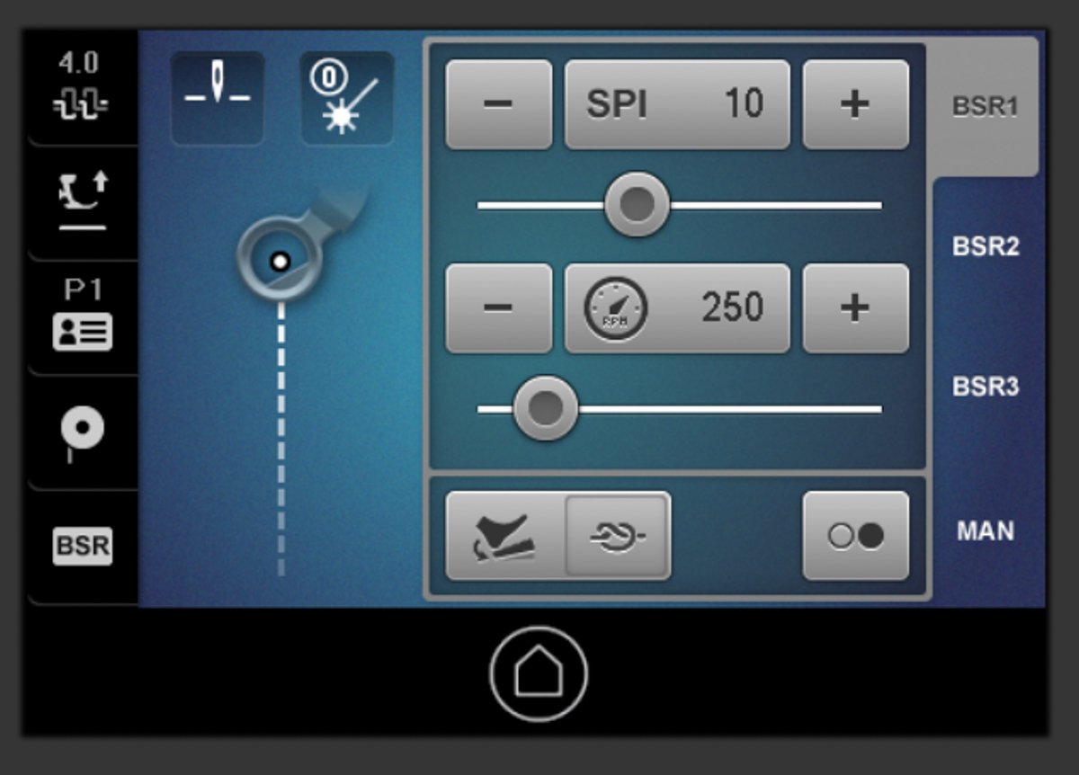 Sitdown Q Series display screen