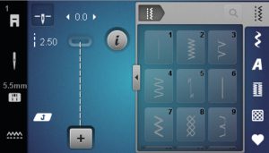 simulator with reverse symbol displayed