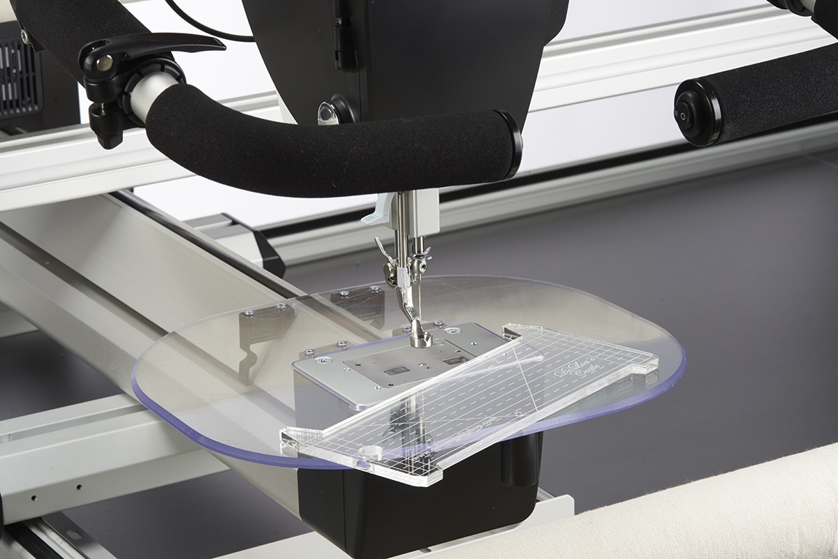 Ruler Base installed on Q Series Sewhead