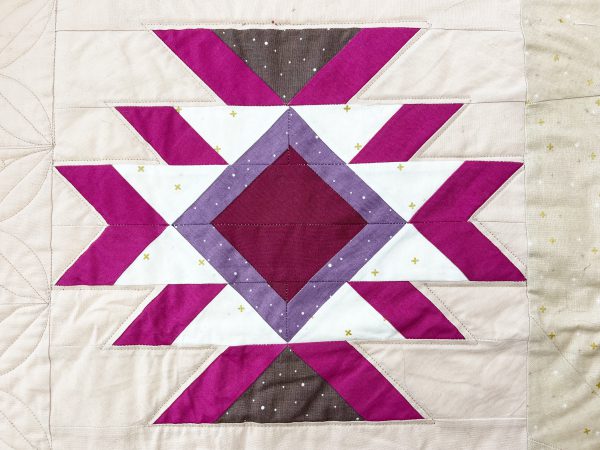 Aztec quilt block pattern by Joe June and Mae
