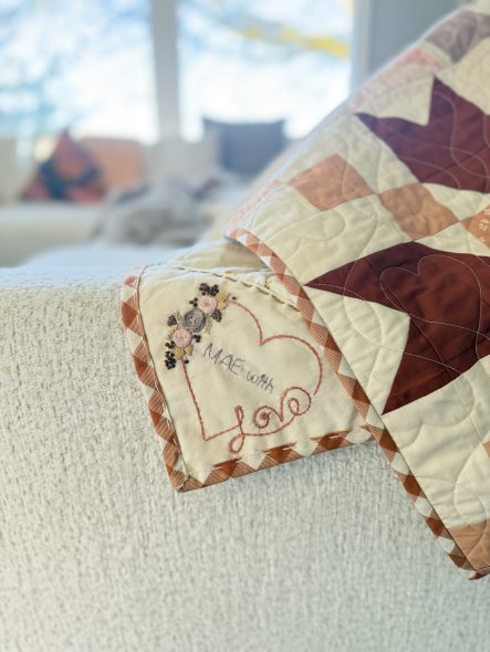 Mae Just Sew recovery quilt