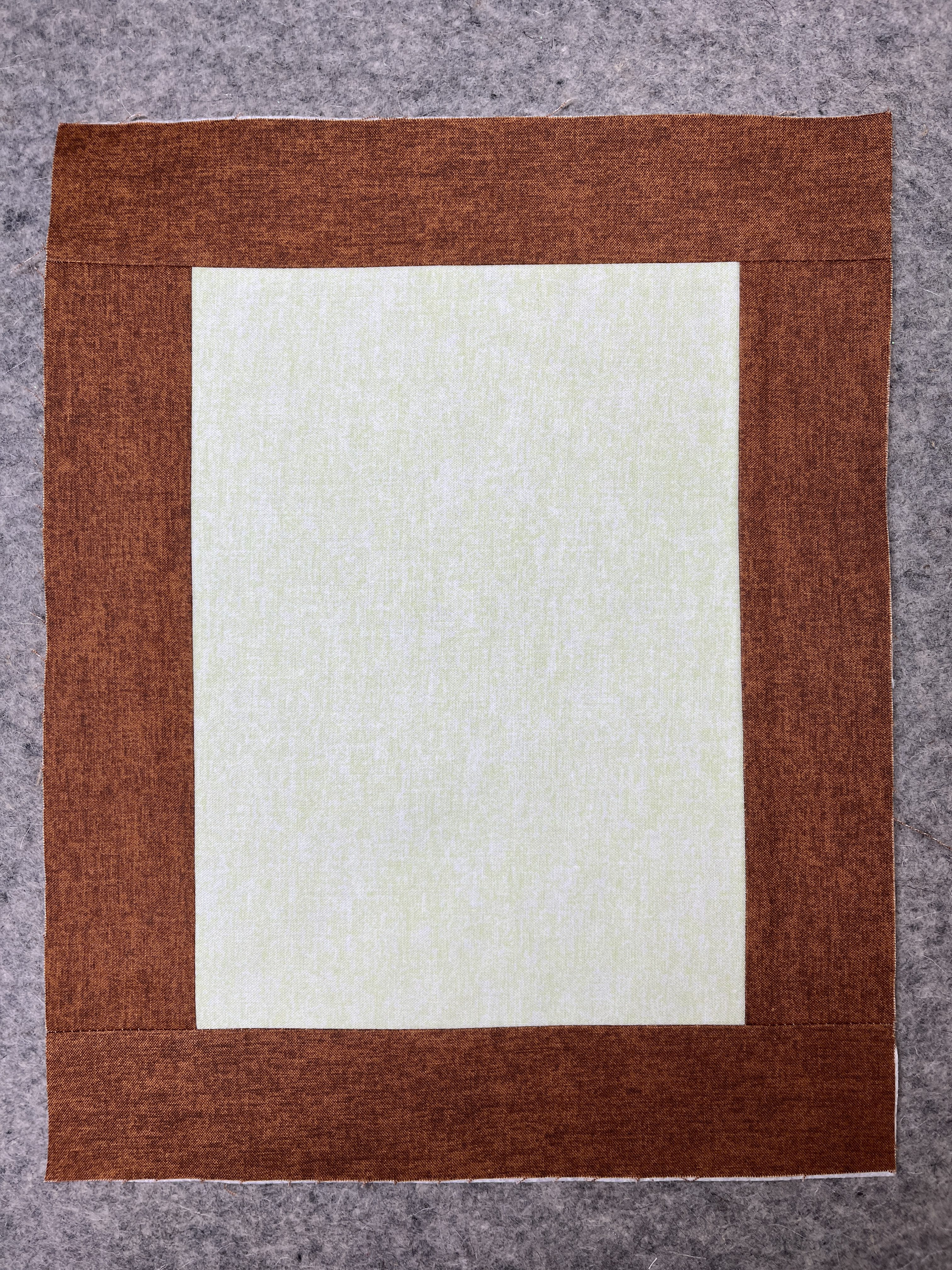 Brown and green fabric