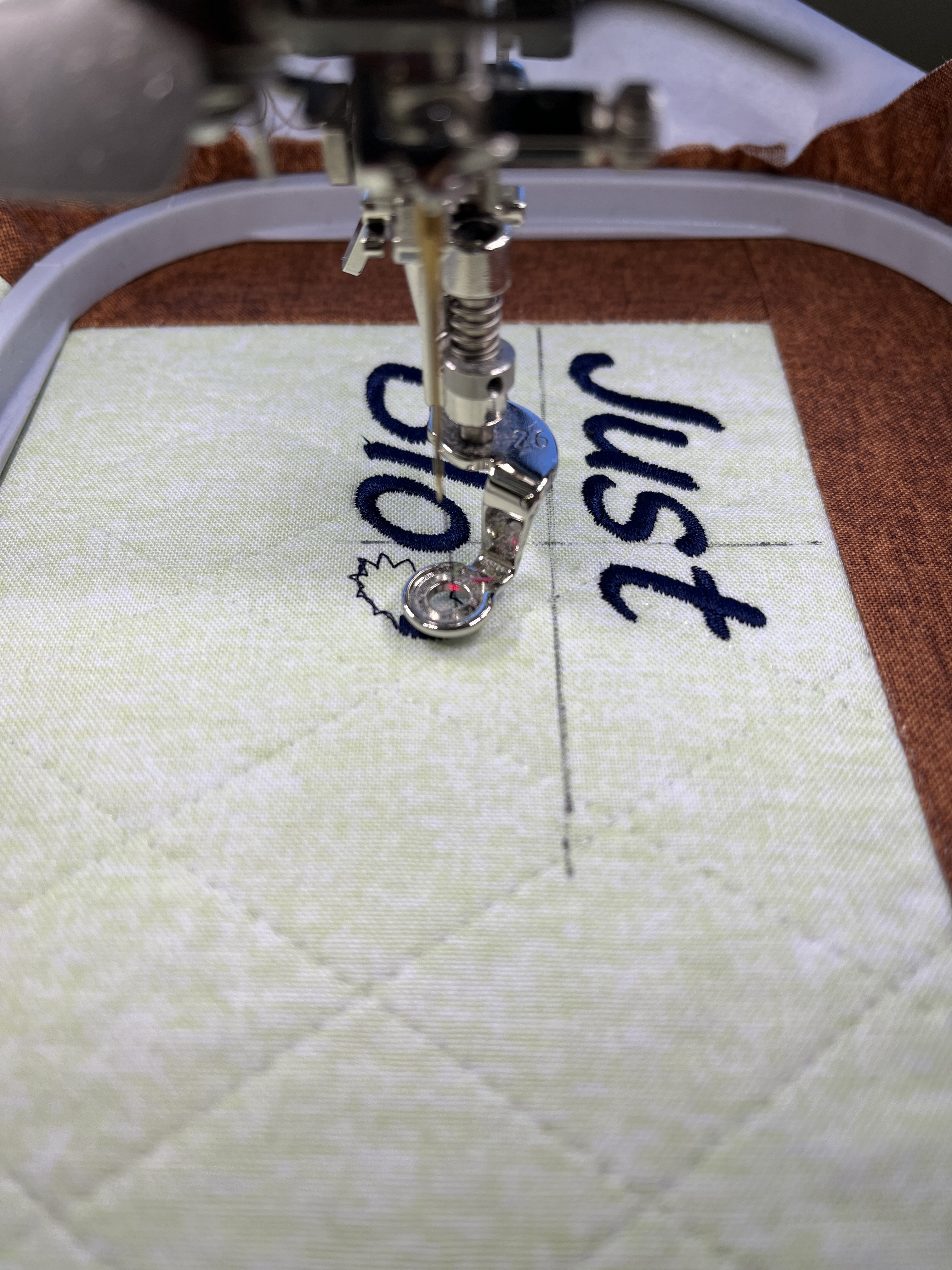 Embroidering words