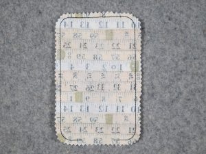 trim ¼” from seam line all the way around