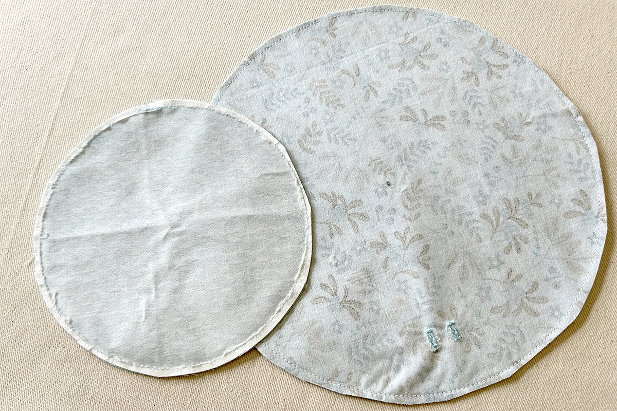 wrong side of both circles with stabilizer removed